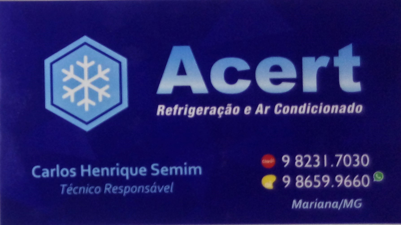 Acert Refrigeração Mariana MG